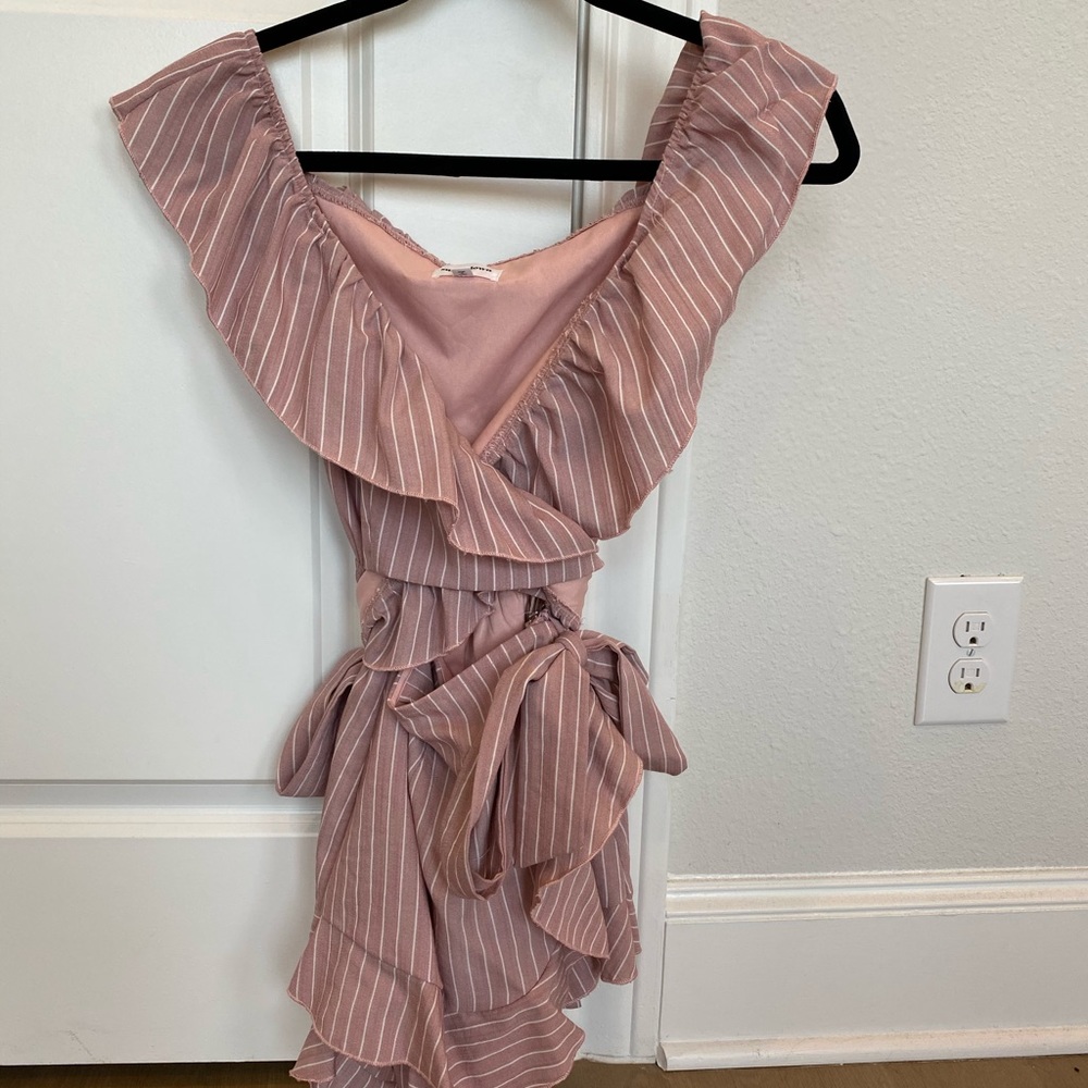 Superdown Wrap Romper - image 5